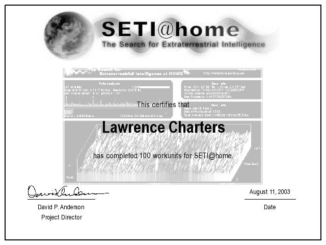 SETI 100 units