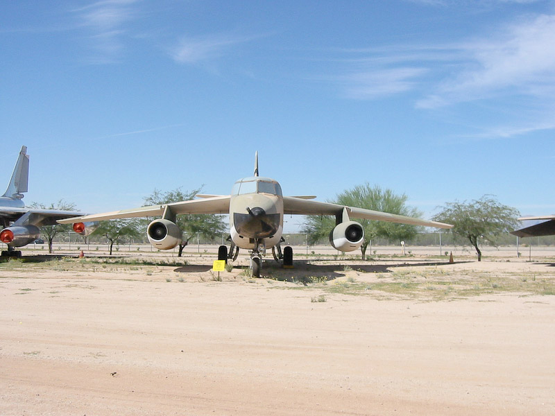 Douglas WB-66D Destroyer, jet bomber converted to weather reconnaissance. Pima Air and Space Museum, Tucson, Arizona.