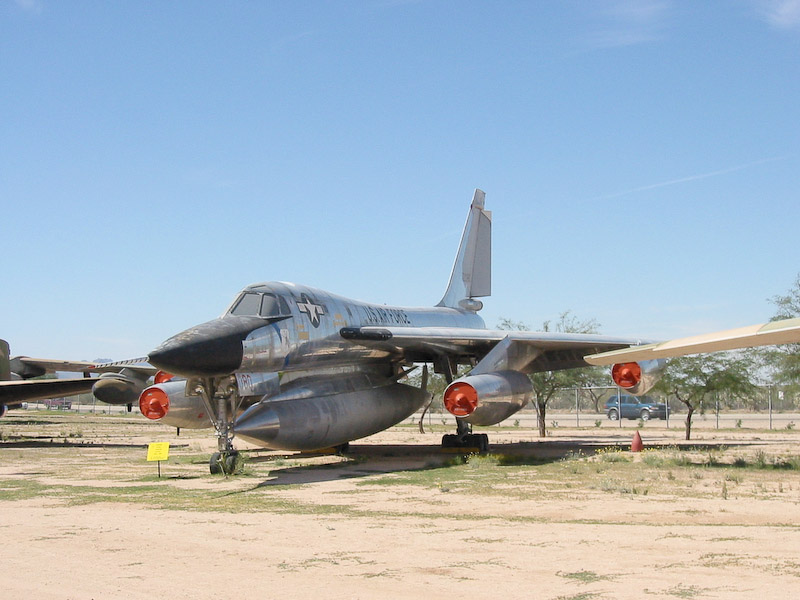Convair B-58A Hustler jet bomber. Pima Air and Space Museum, Tucson, Arizona.
