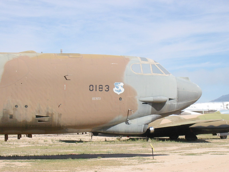 Nose of B-52, Pima Air and Space Museum, Tucson, Arizona.