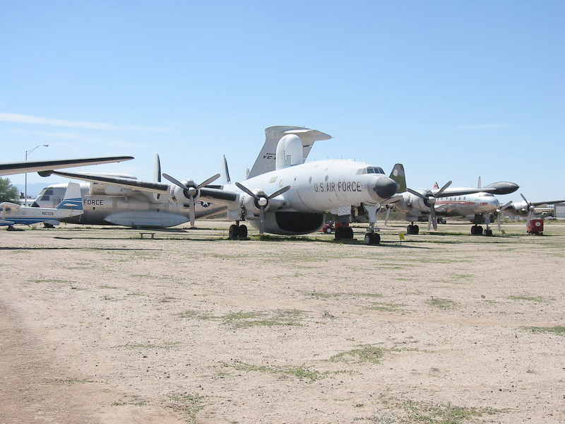 Lockheed EC-121T Constellation airborn warning aircraft, Pima Air and Space Museum, Tucson, Arizona.