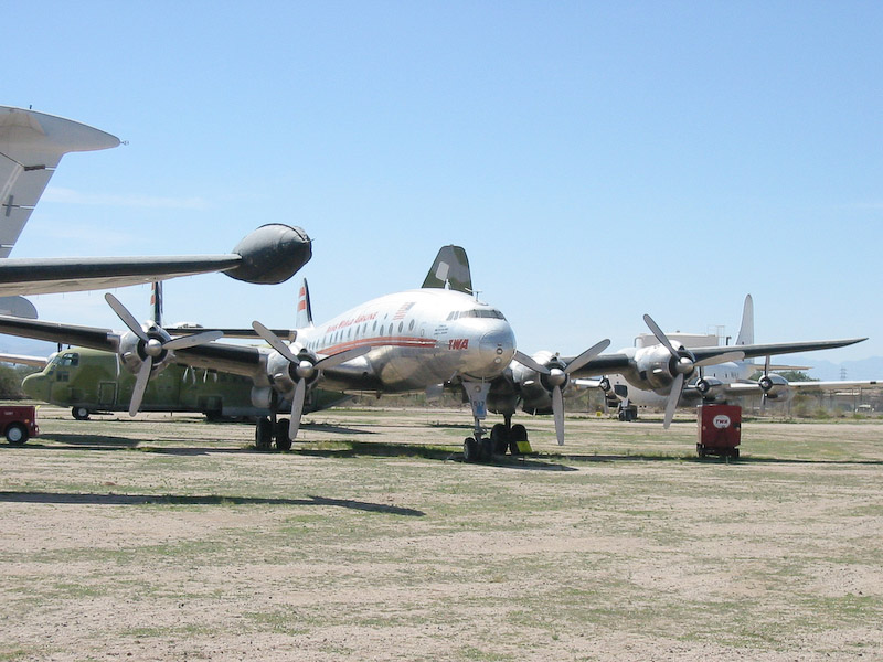 Lockheed L-049 Constellation airliner, Pima Air and Space Museum, Tucson, Arizona.