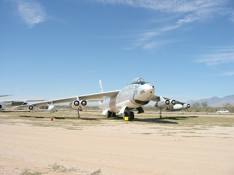 Boeing EB-47E Stratojet electronic intelligence aircraft, Pima Air and Space Museum, Tucson, Arizona.