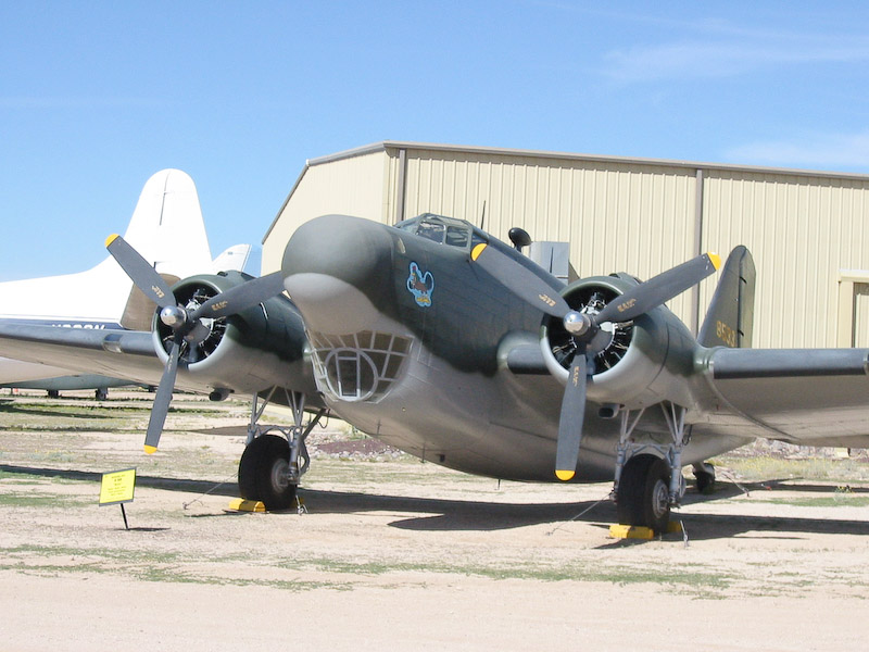 Douglas B-18B Bolo bomber, Pima Air and Space Museum, Tucson, Arizona.