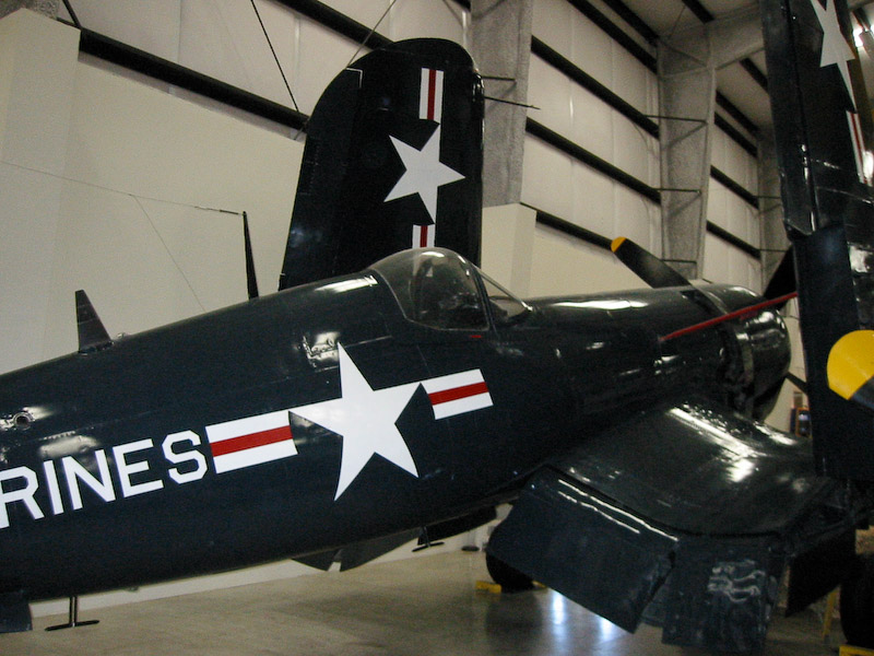 Vought F4U Corsair fighter, Pima Air and Space Museum, Tucson, Arizona.