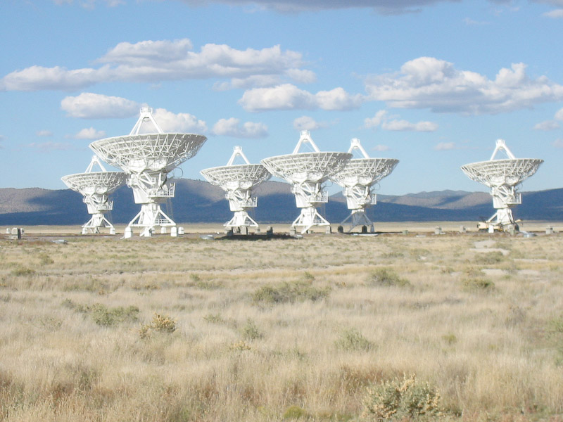 The Very Large Array had a cameo appearance at the start of the motion picture 