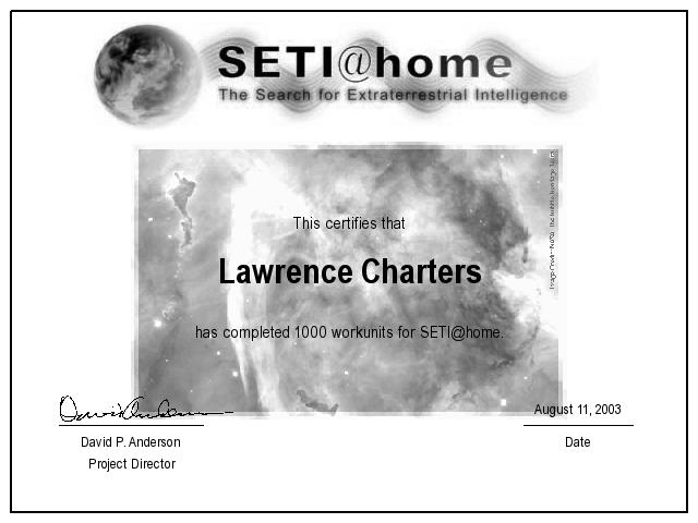 SETI 1000 units