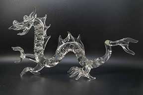 Blown glass dragon