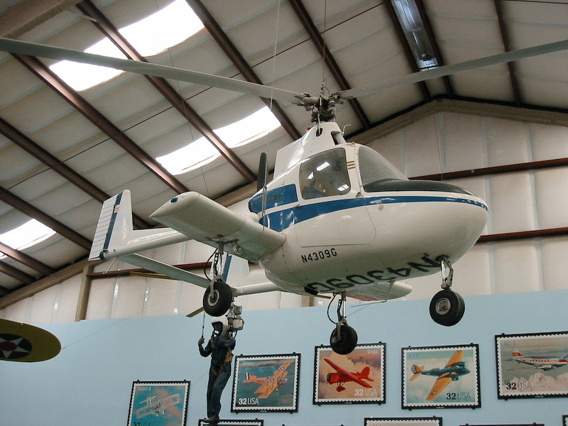 This autogyro, a McCulloch Super J-2 Gyrocopter, was built between 1971-1973. These were promoted as 