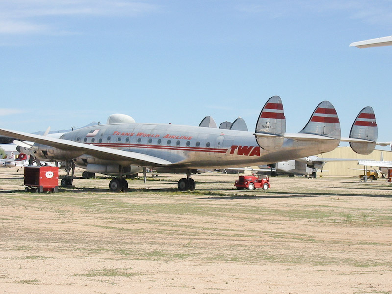 Lockheed L-049 Constellation airliner, Pima Air and Space Museum, Tucson, Arizona.