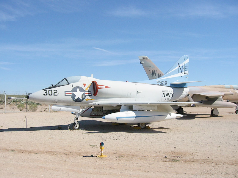 Douglas A4D-2 Skyhawk attack bomber, Pima Air and Space Museum, Tucson, Arizona.